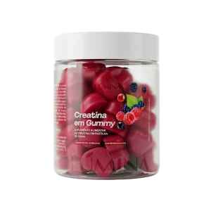 Creatina em Gummy  - 60 Gummies - Sabor Frutas Vermelhas